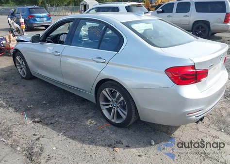 2017 BMW 330I xDrive из США, поврежденный, VIN WBA8D9C52HK677809